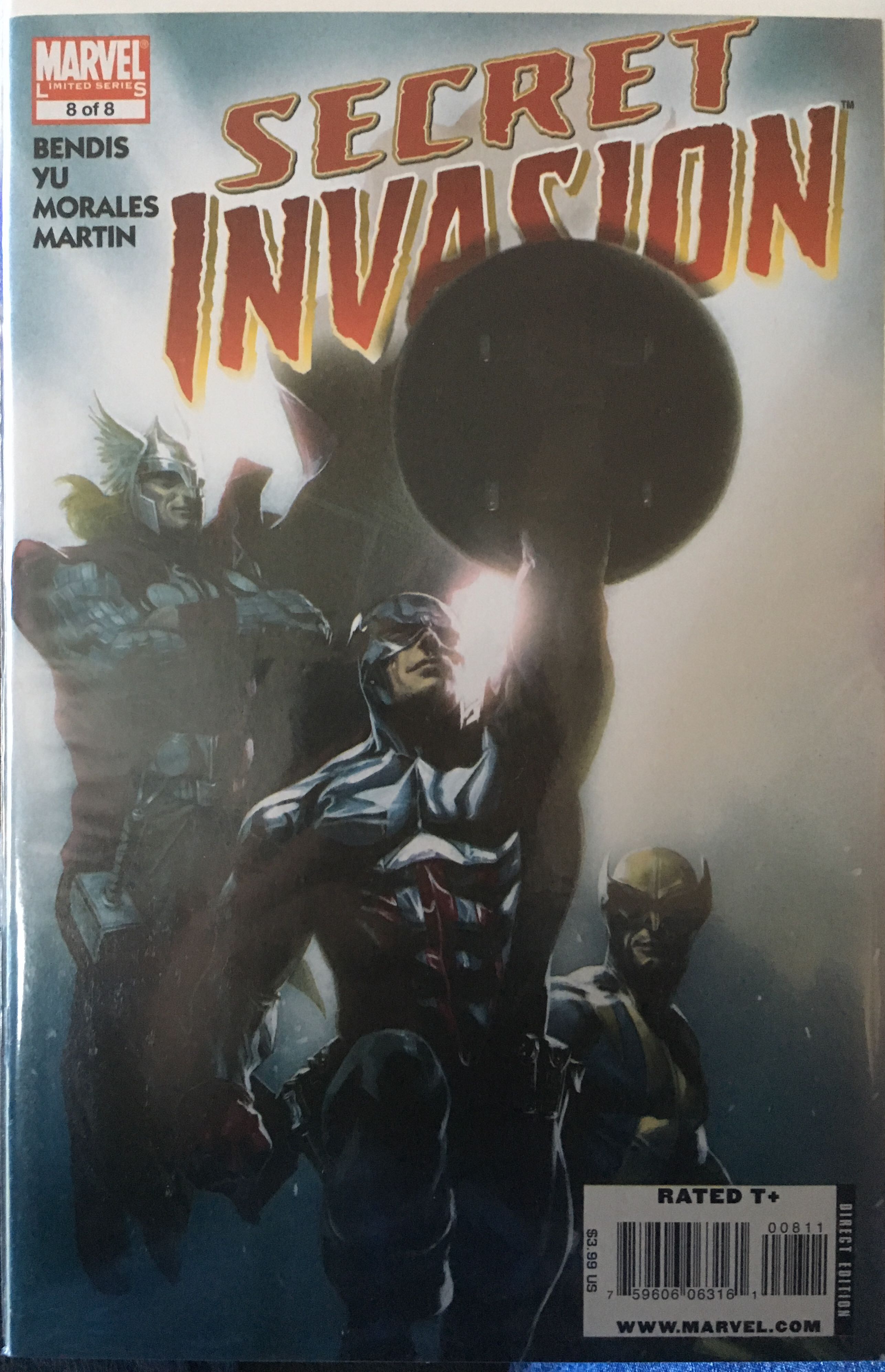 Secret Invasion - Marvel Comics (8 - Jan 2009) comic book collectible [Barcode 759606063161] - Main Image 2