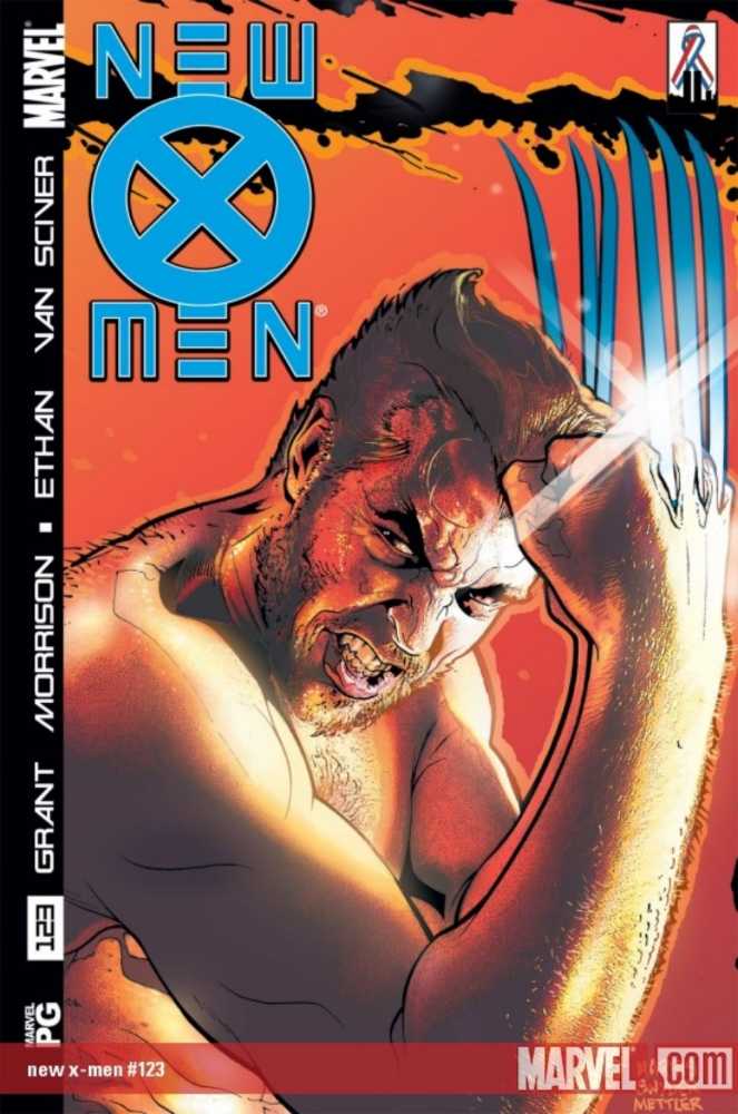 New X-Men - Marvel Comics (123 - Apr 2002) comic book collectible [Barcode 074470017721] - Main Image 2