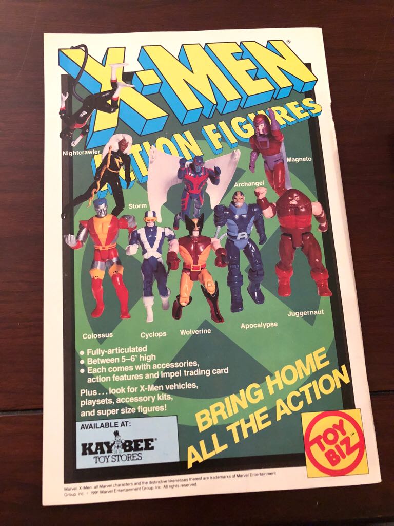 X-Men (Series 2) - Marvel (1 - Oct 1991) comic book collectible [Barcode 071486017721] - Main Image 2