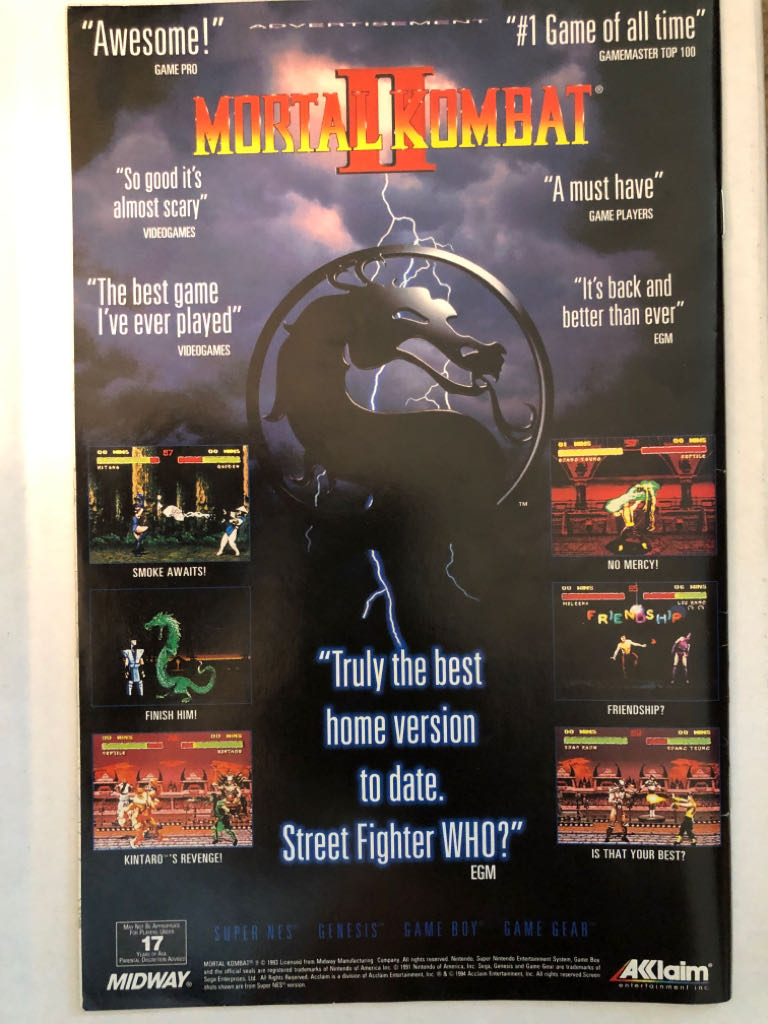 X-Men - Marvel Comics (41 - 02/1995) comic book collectible [Barcode 009281017721] - Main Image 2