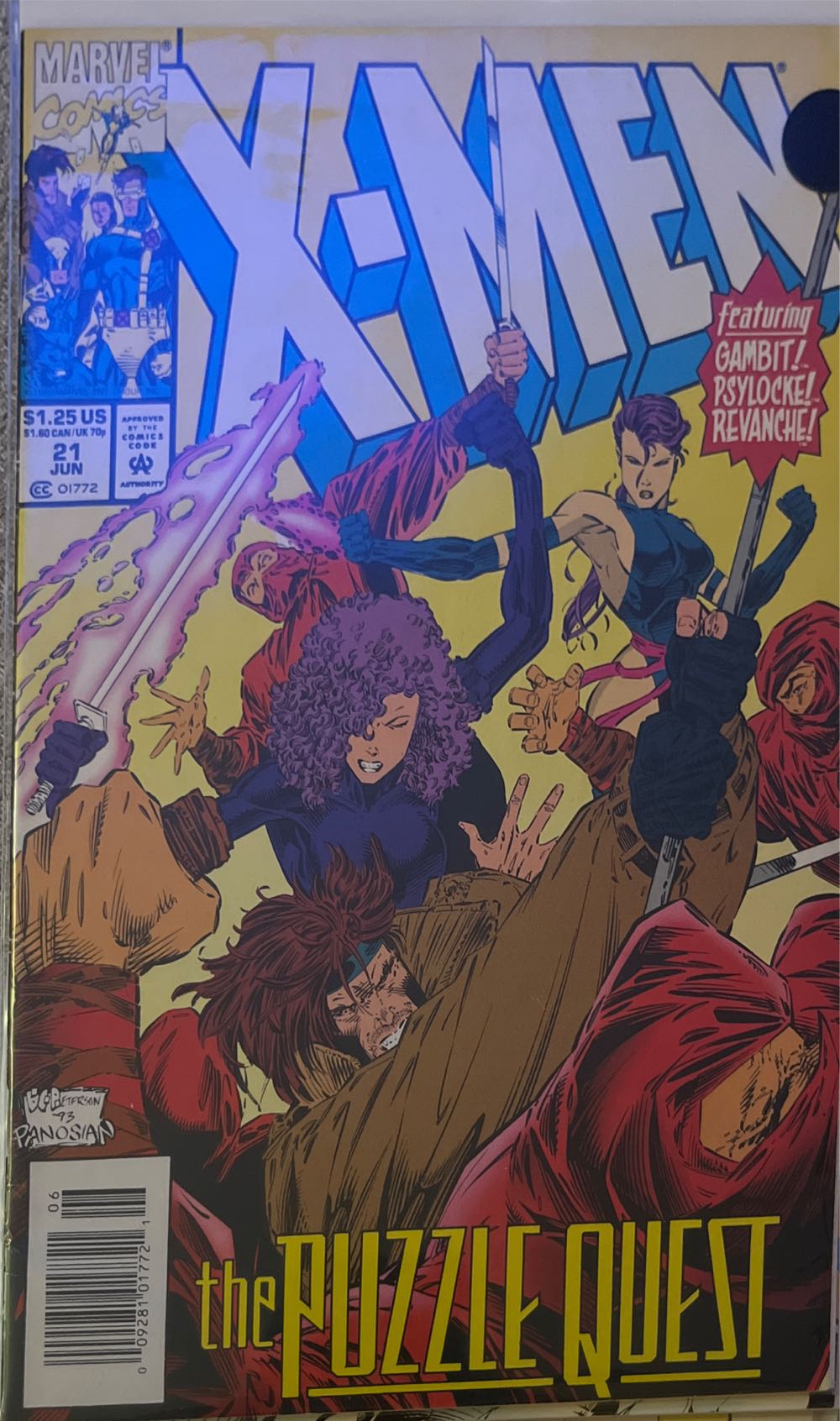 X-Men - Marvel (21 - Jun 1993) comic book collectible [Barcode 009281017721] - Main Image 2