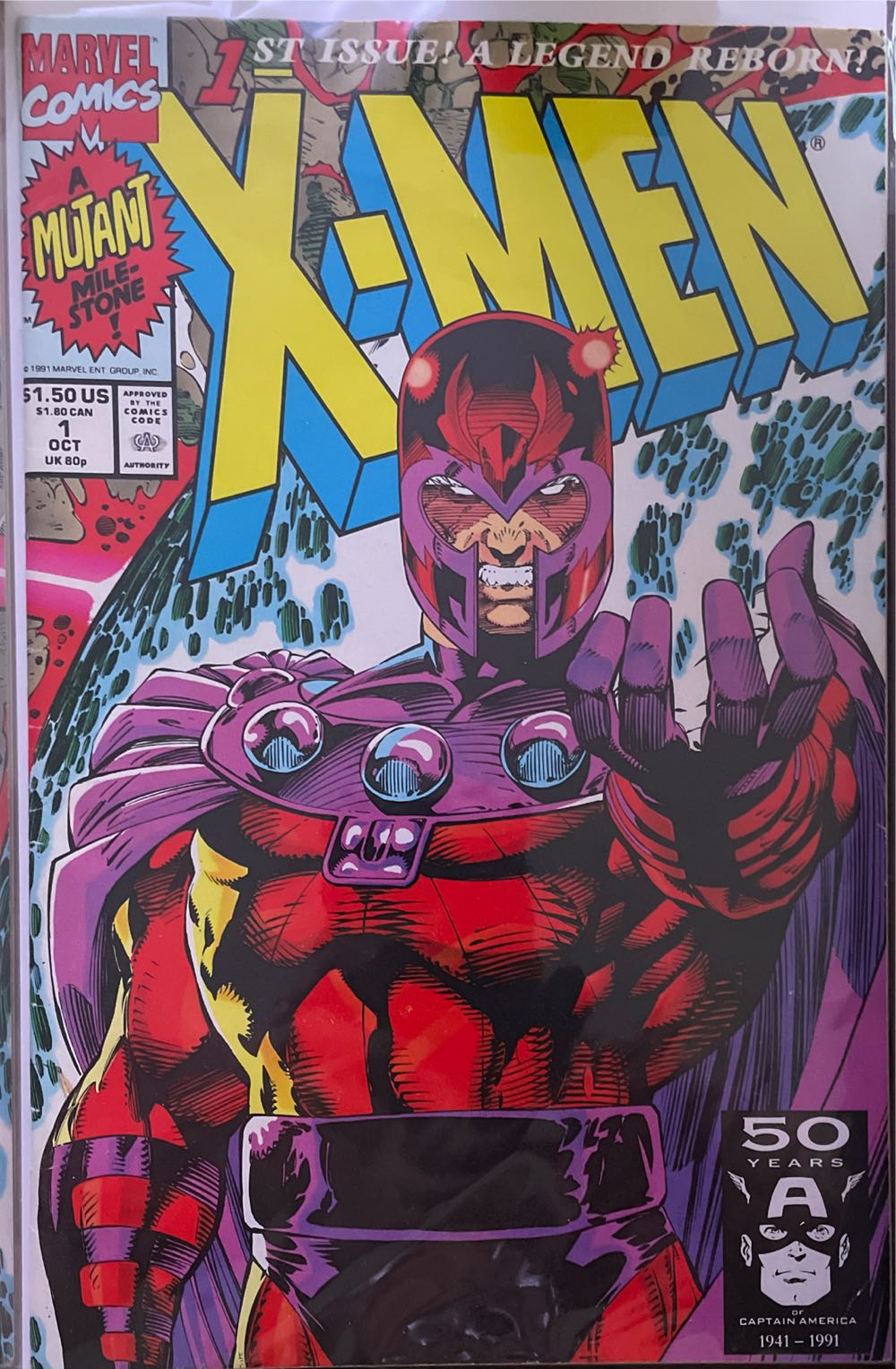 X-Men - Marvel (1 - Oct 1991) comic book collectible [Barcode 009281017721] - Main Image 2