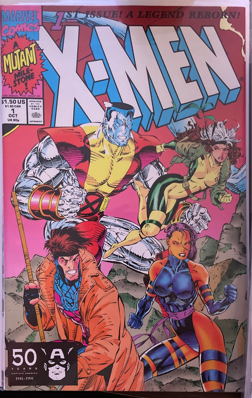 X-Men - Marvel (1 - Oct 1991) comic book collectible [Barcode 009281017721] - Main Image 3