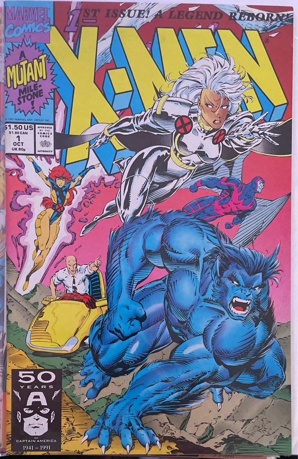 X-Men - Marvel (1 - Oct 1991) comic book collectible [Barcode 009281017721] - Main Image 4