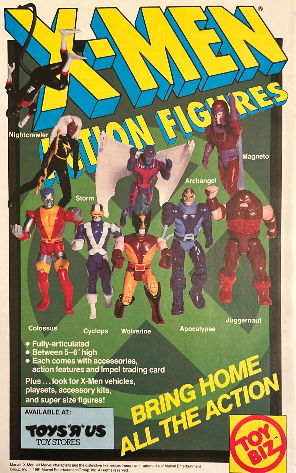 X-Men - Marvel Comics (1 - 10/1991) comic book collectible [Barcode 009281017721] - Main Image 2