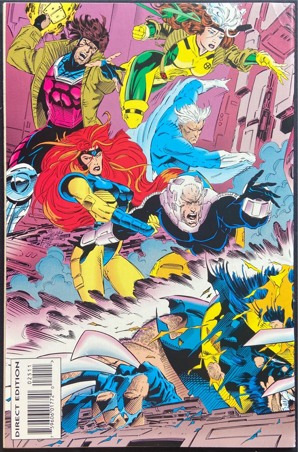 X-Men (1991) - Marvel (25 - Oct 1993) comic book collectible [Barcode 071486017721] - Main Image 3