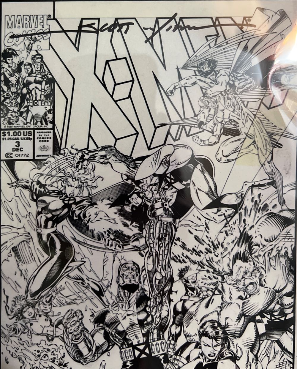 X-Men 3 - Marvel Comics X-MEN* (3 - Dec 1991) comic book collectible [Barcode 071486017721] - Main Image 2