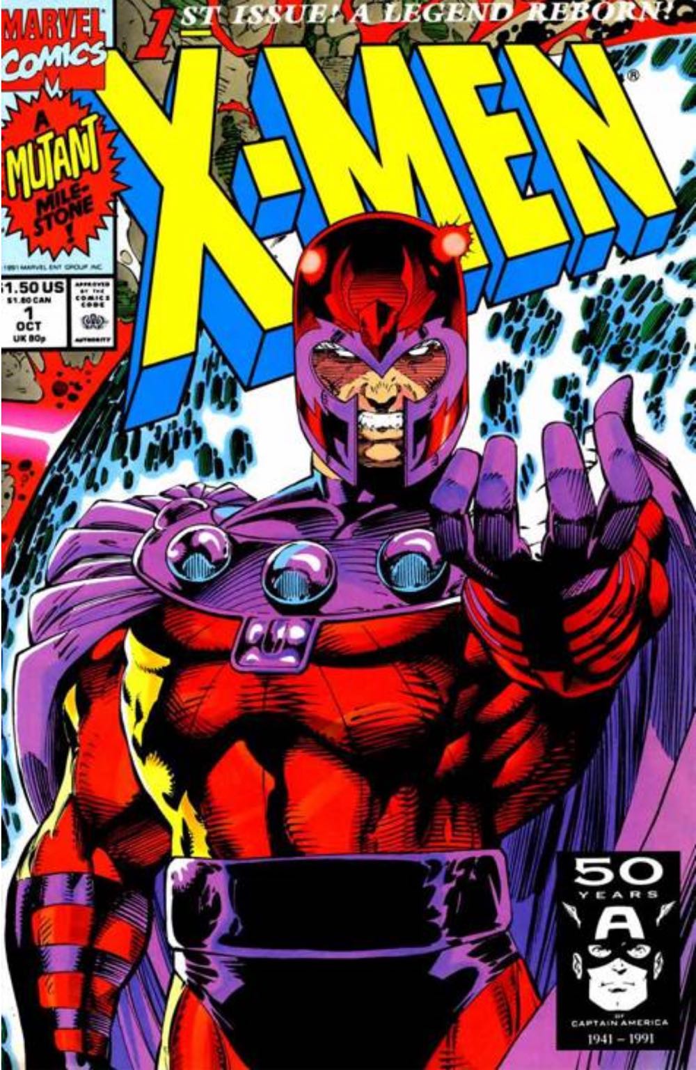 X-Men - Marvel Comics (1 (2) - Oct 1991) comic book collectible [Barcode 759606017720] - Main Image 2