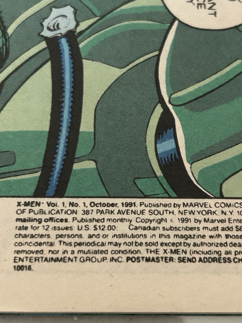 X-Men - Marvel Comics (1 - Oct 1991) comic book collectible [Barcode 759606017720] - Main Image 2