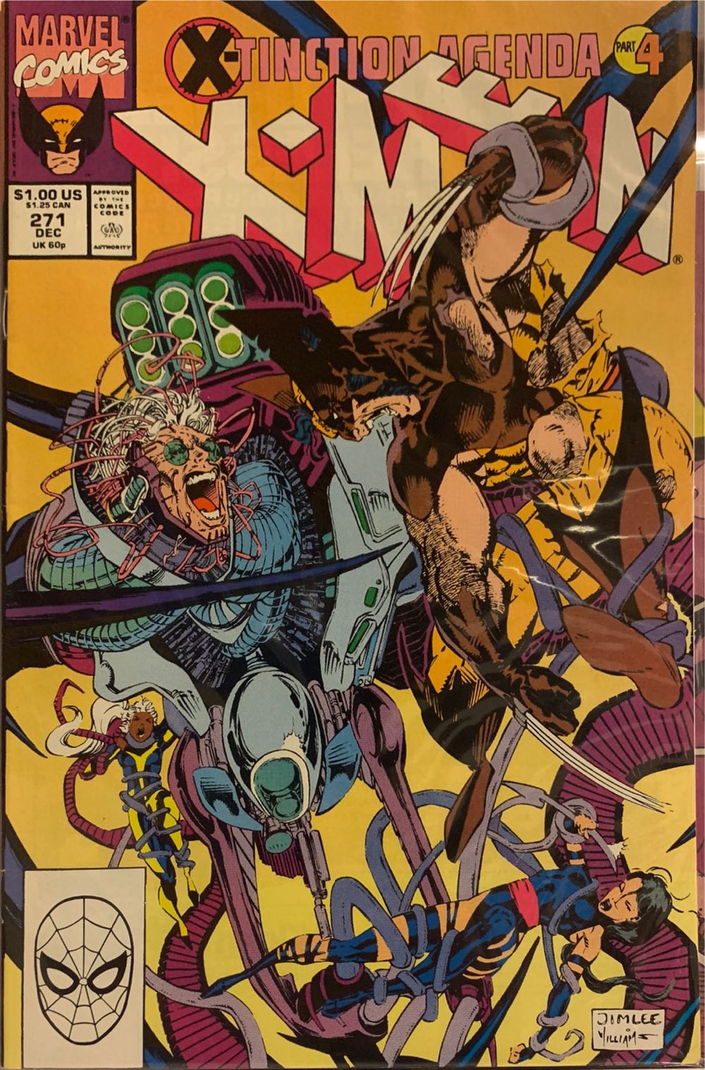 The Uncanny X-Men #271 - Marvel Comics (271 - Dec 1990) comic book collectible [Barcode 9780785115519] - Main Image 2