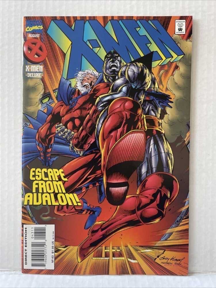 X-Men (1991) - Marvel (43 - Aug 1995) comic book collectible [Barcode 009281017721] - Main Image 2