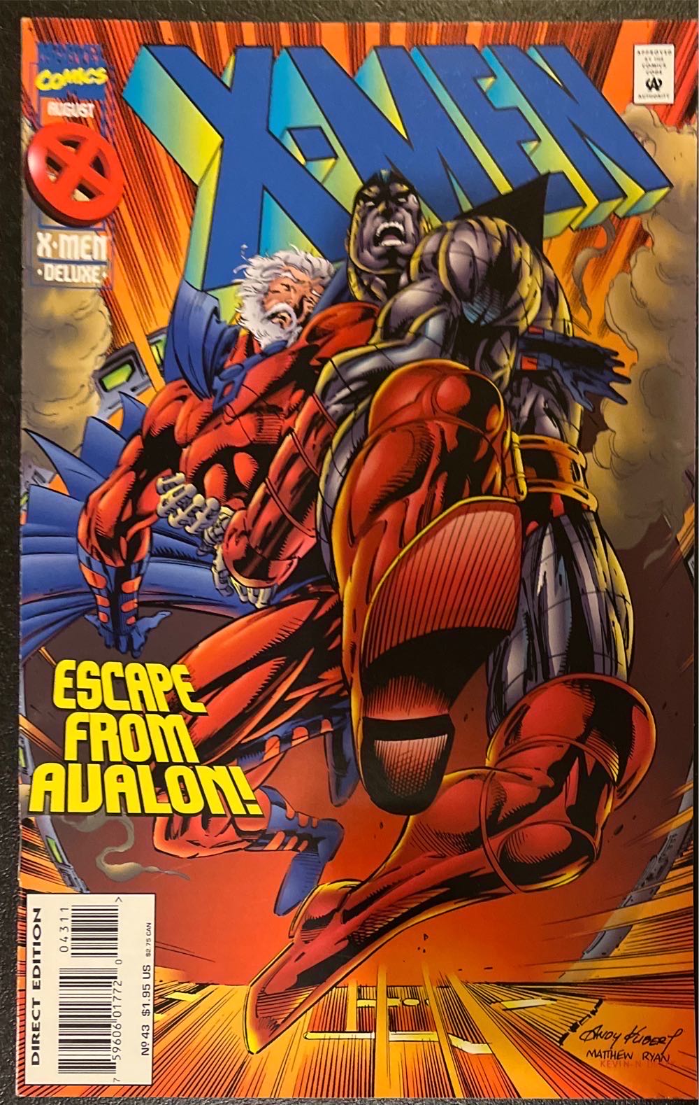 X-Men (1991) - Marvel (43 - Aug 1995) comic book collectible [Barcode 009281017721] - Main Image 4
