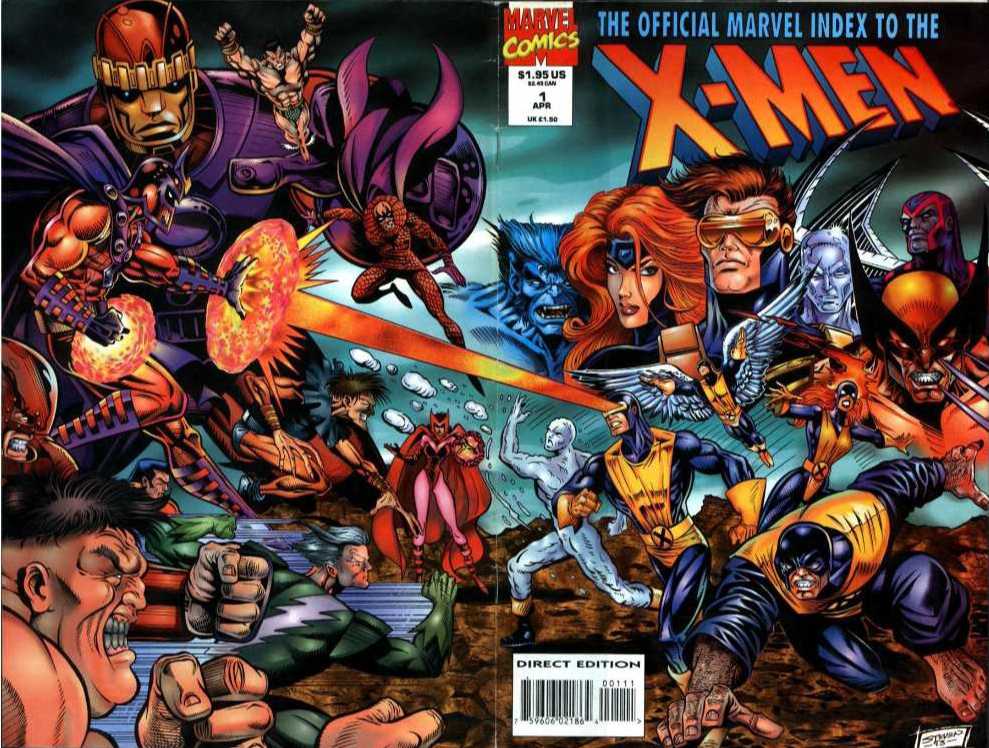 The Official Marvel Index To The X-Men (1994) - Marvel (1 - Apr 1993) comic book collectible [Barcode 759606021864] - Main Image 2
