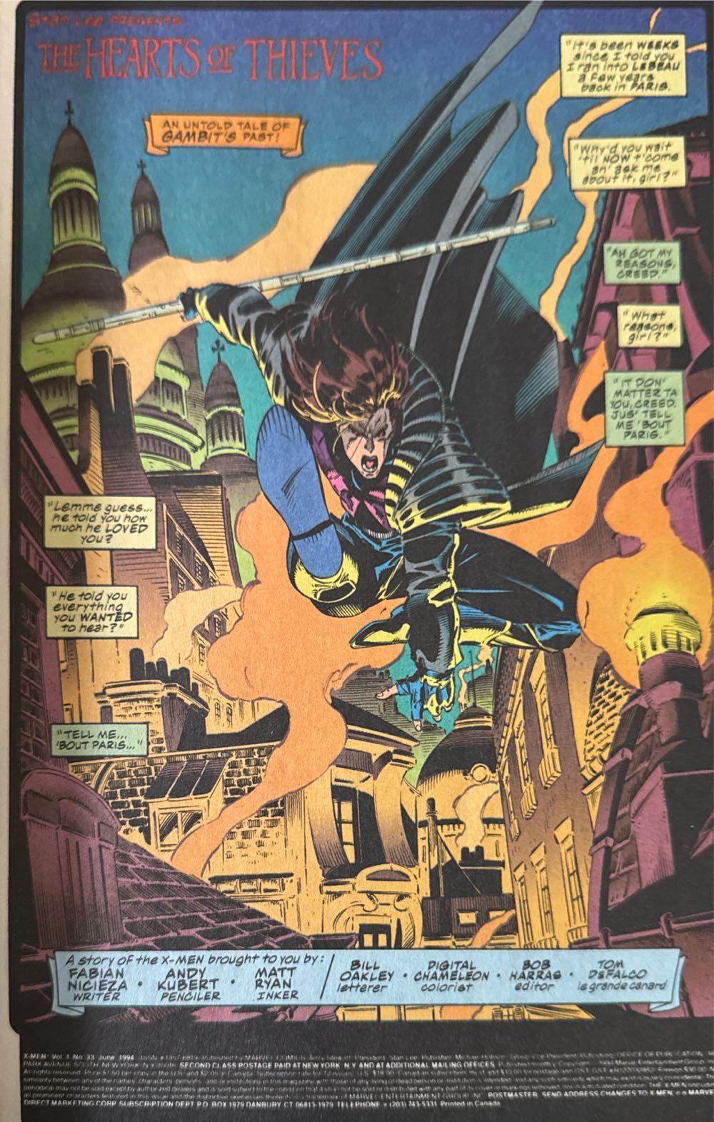 X-MEN - Marvel Comics (33 - 06/1994) comic book collectible [Barcode 75960601772003311] - Main Image 4