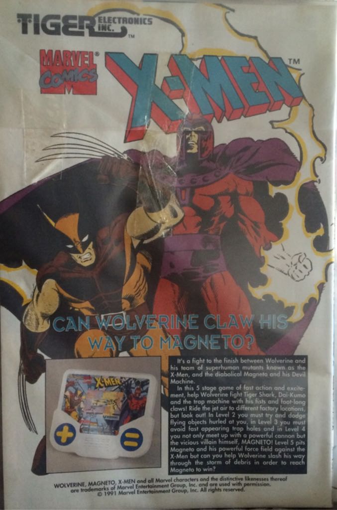 X-Men - Marval Comics (4 - 01/1991) comic book collectible [Barcode 07148601772117] - Main Image 2
