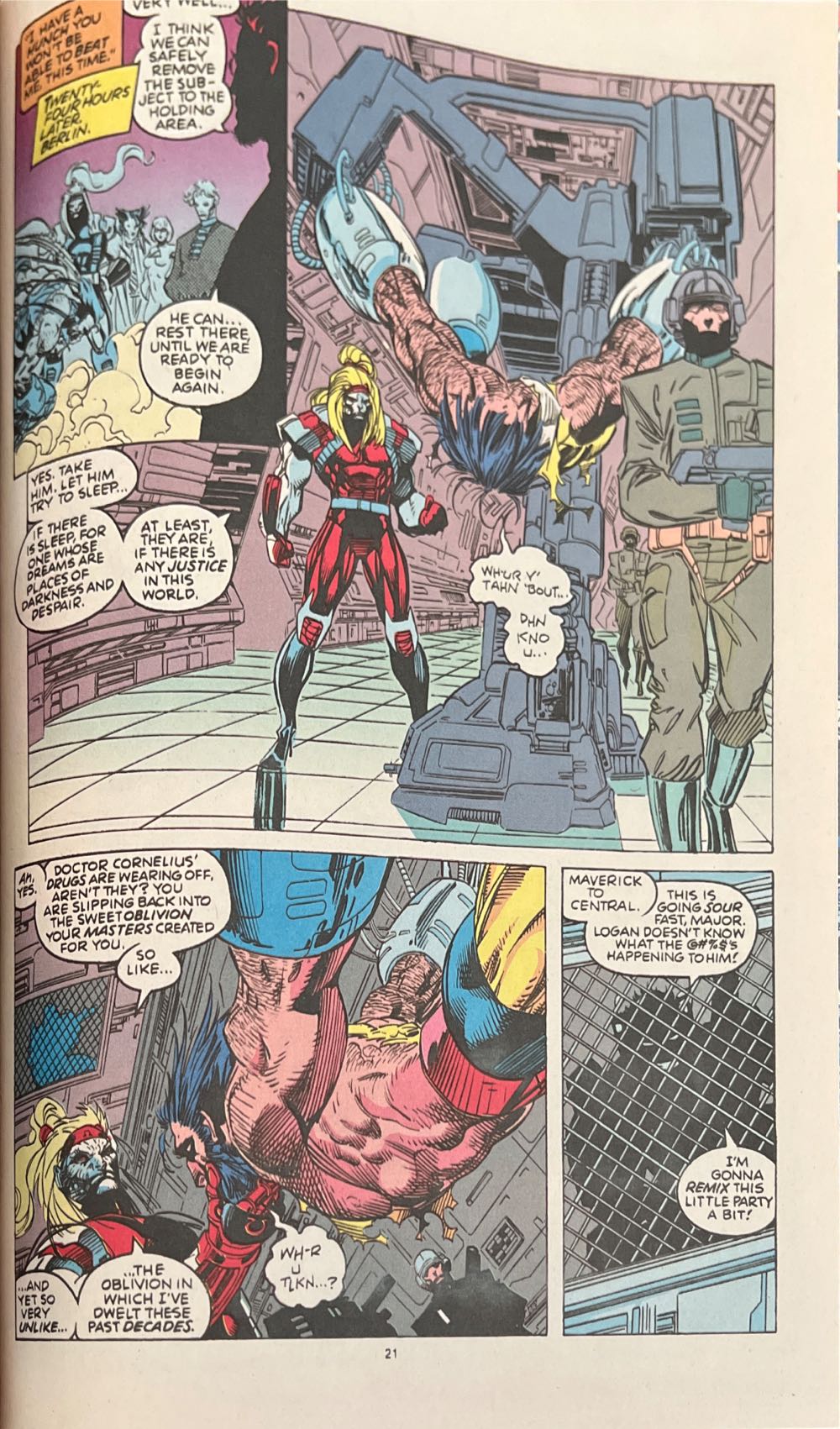 X-Men - Marvel (5 - Feb 1992) comic book collectible [Barcode 07148601772102] - Main Image 3