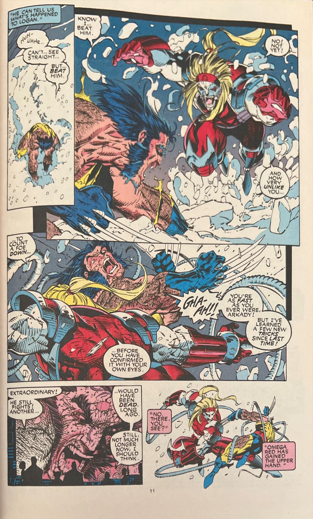 X-Men - Marvel (5 - Feb 1992) comic book collectible [Barcode 07148601772102] - Main Image 4