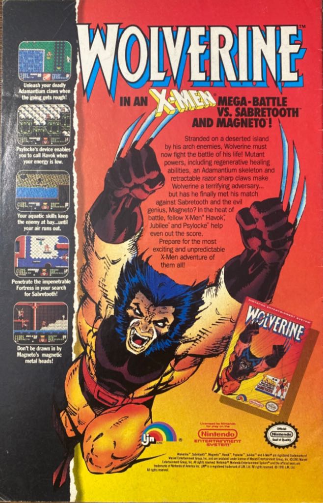 X-Men - Marvel Comics (2 - Nov 1991) comic book collectible [Barcode 07148601772111] - Main Image 2