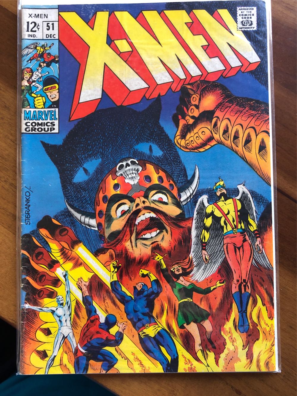 Uncanny X-Men 51 - Marvel Comics (51 - Dec 1968) comic book collectible - Main Image 3
