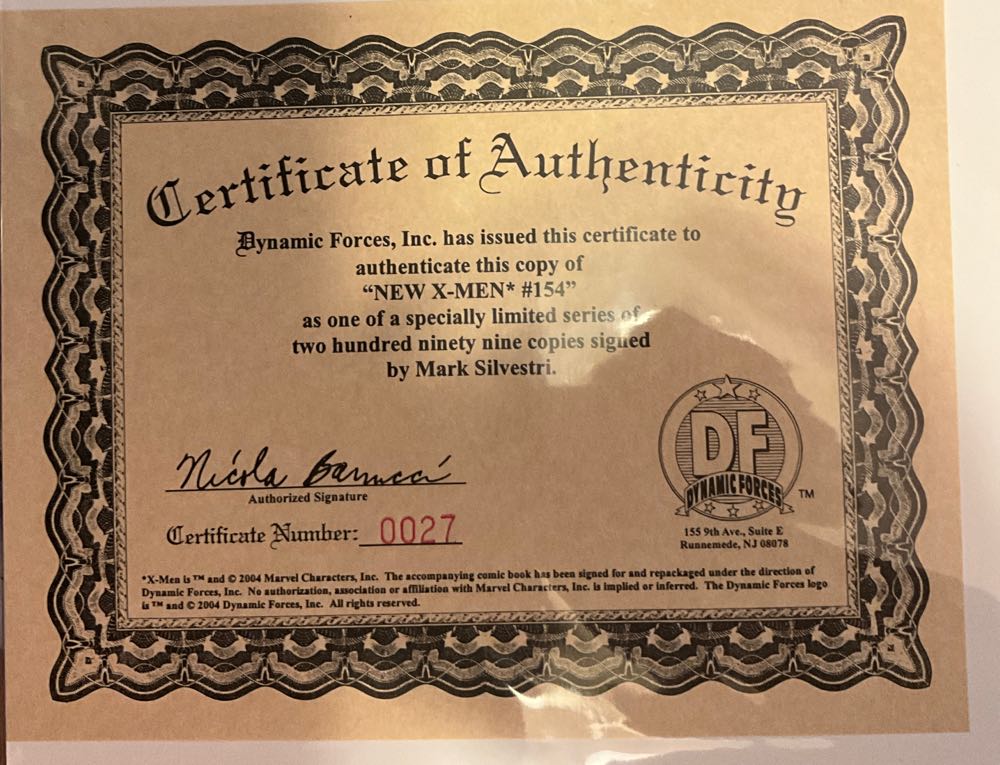 New X-Men Vol 1 - Marvel Comics (154 - May 2004) comic book collectible [Barcode 75960601772015411] - Main Image 4