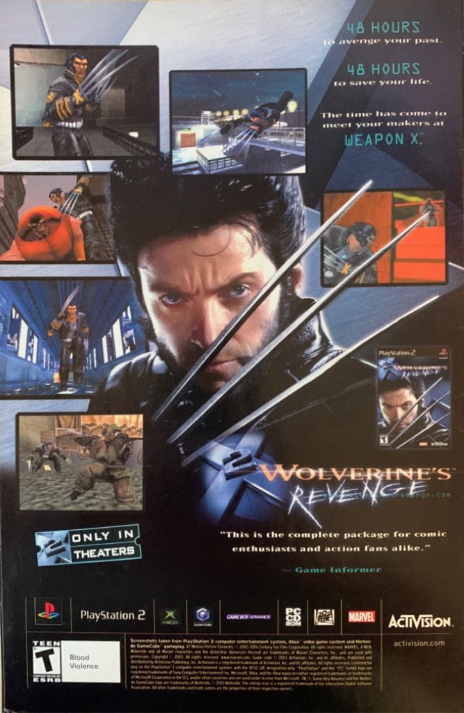 New X-Men - Marvel Comics (144 - Sept 2003) comic book collectible [Barcode 75960601772014411] - Main Image 2