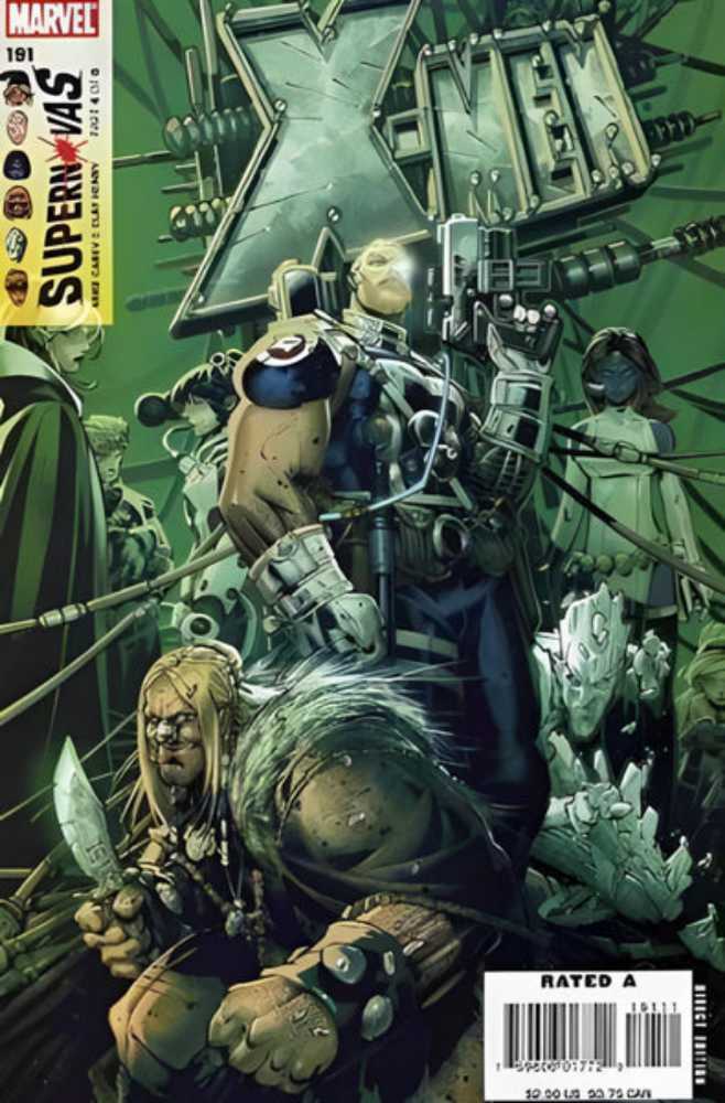 X-Men - Marvel Comics (191 - 11/2006) comic book collectible [Barcode 75960601772019111] - Main Image 3