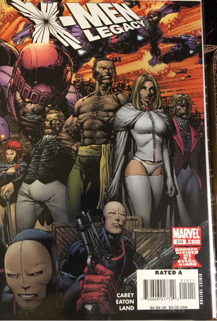 X-Men: Legacy - Marvel (210 - Jun 2008) comic book collectible [Barcode 75960601772021011] - Main Image 1