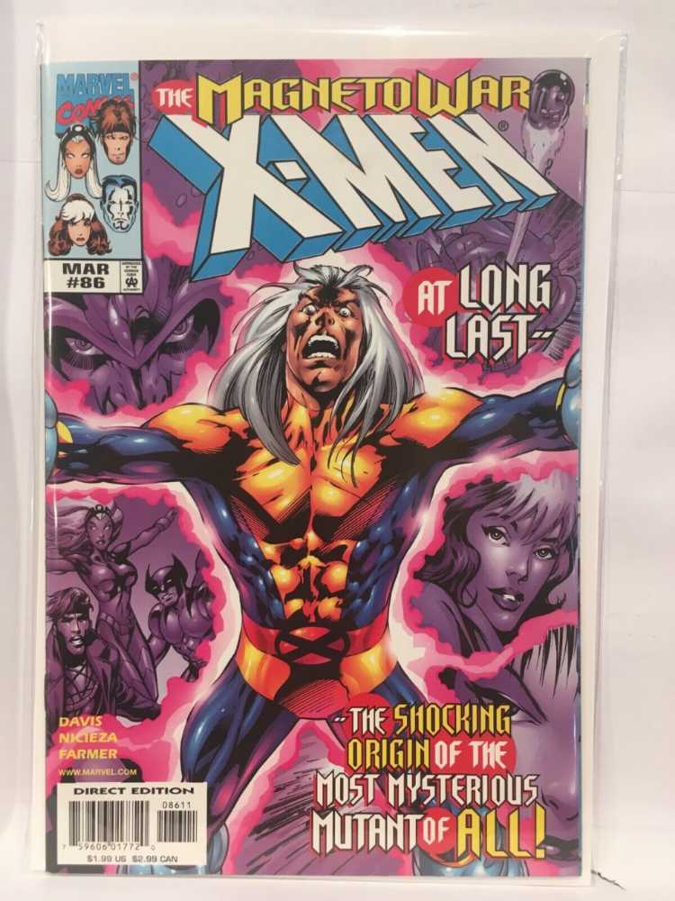 X-Men - Marvel Comics (86 - 03/1999) comic book collectible [Barcode 75960601772008611] - Main Image 2