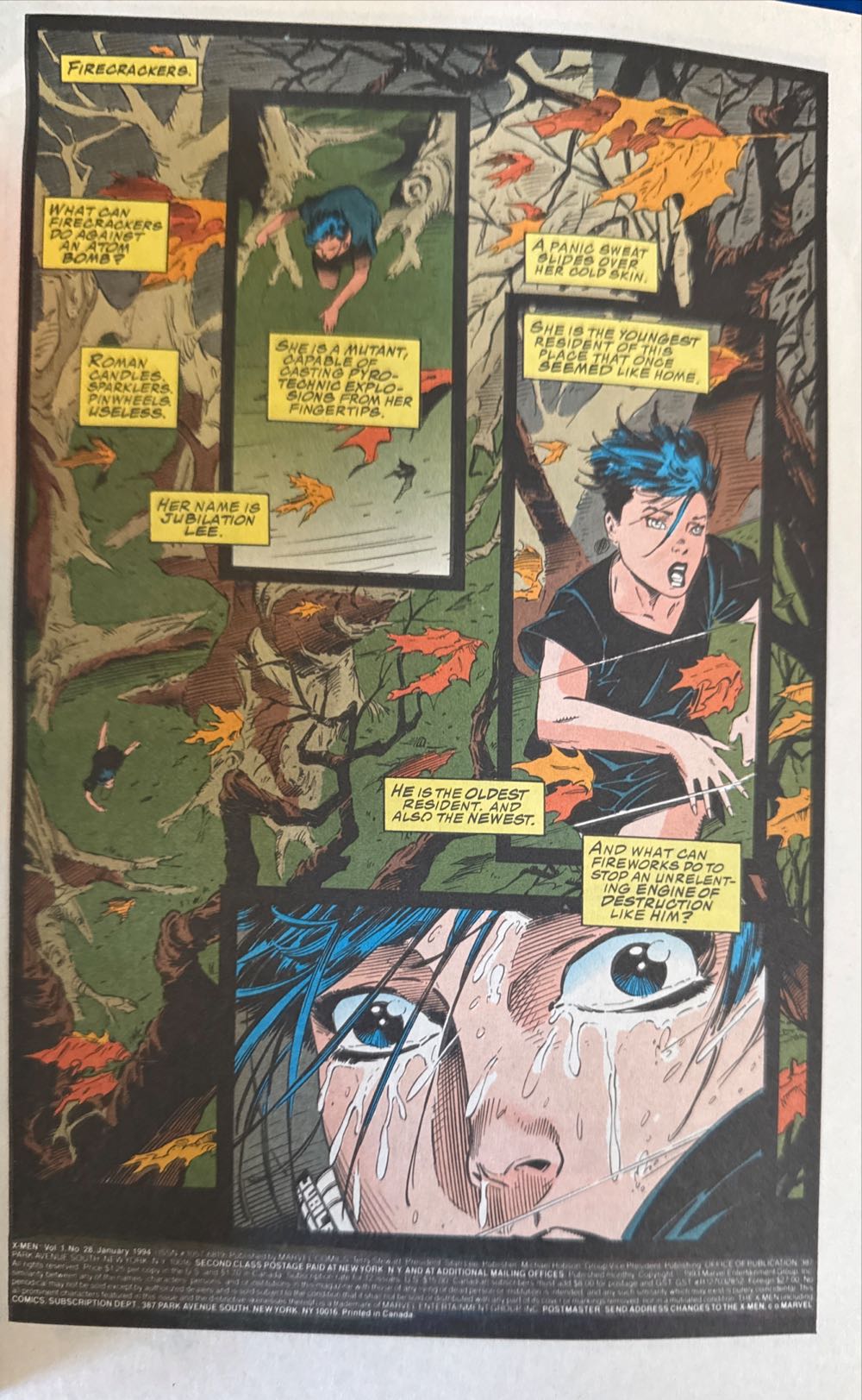 X-Men (Vol. 2) - Marvel Comics (28 - Jan 1994) comic book collectible [Barcode 00928101772101] - Main Image 3