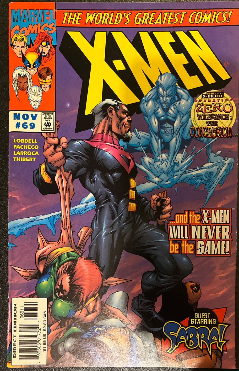 X-Men - Marvel Comics (69 - 11/1997) comic book collectible [Barcode 75960601772006911] - Main Image 2