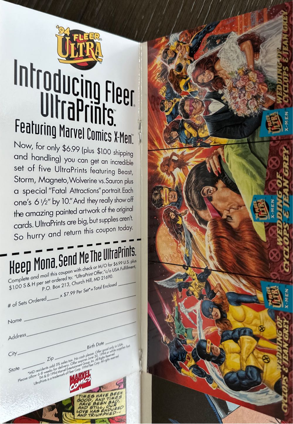 X-Men - Marvel (30 - Mar 1994) comic book collectible [Barcode 75960601772003011] - Main Image 4