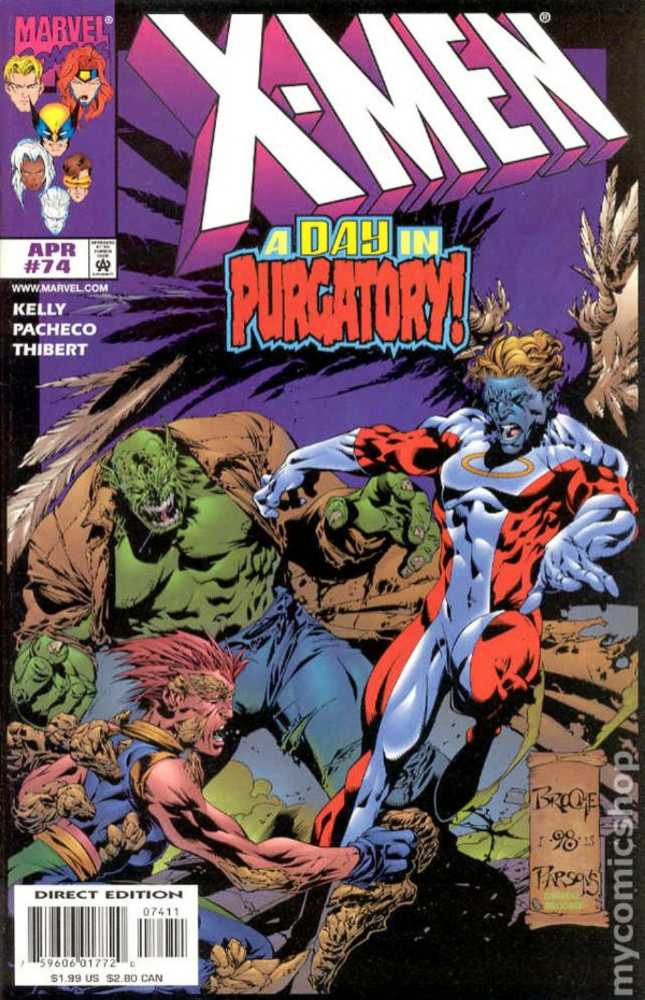 X-Men - Marvel Comics (74 - Apr 1998) comic book collectible [Barcode 75960601772007411] - Main Image 2