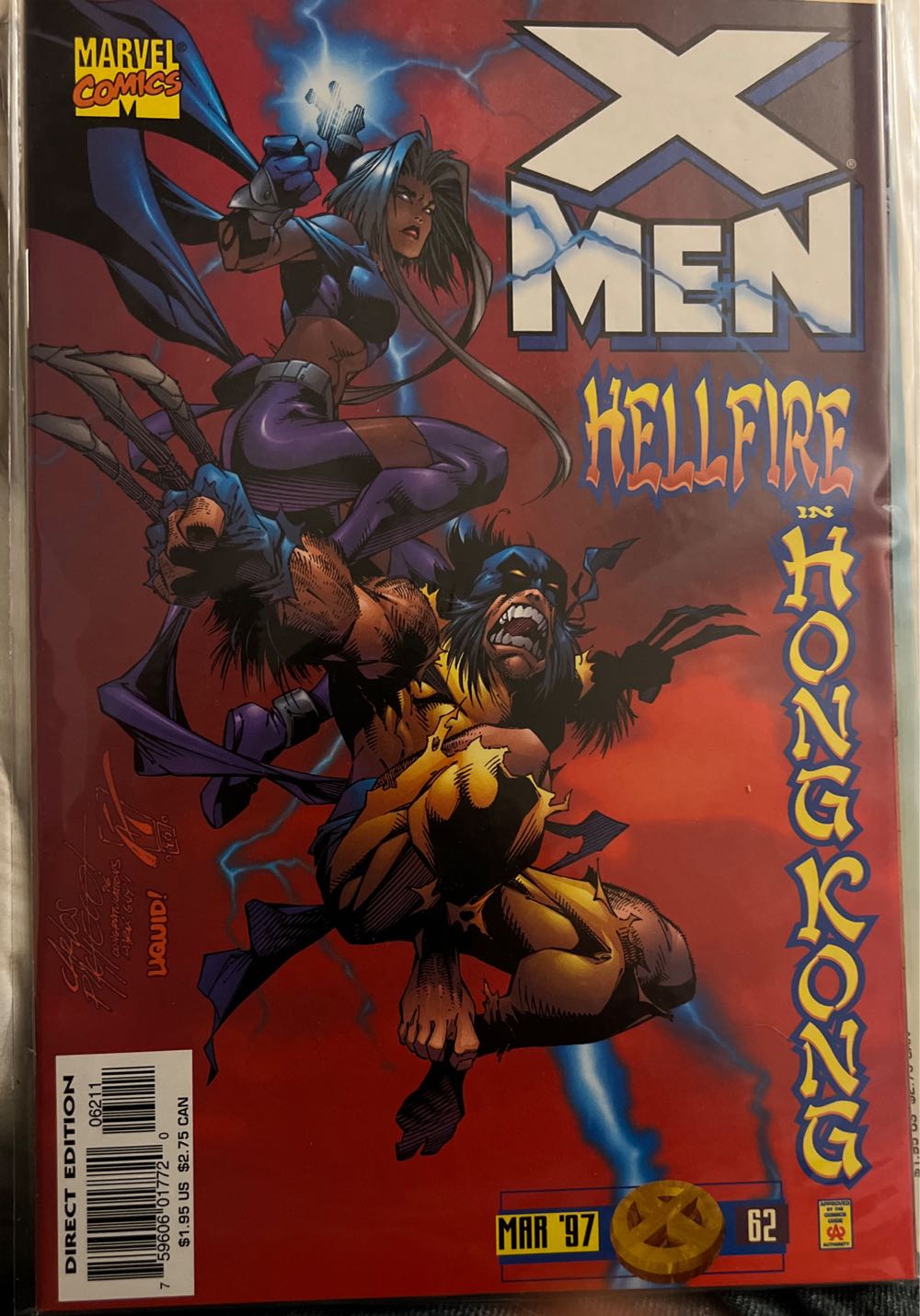 X-Men - Marvel Comics (62 - Mar 1997) comic book collectible [Barcode 75960601772006211] - Main Image 2