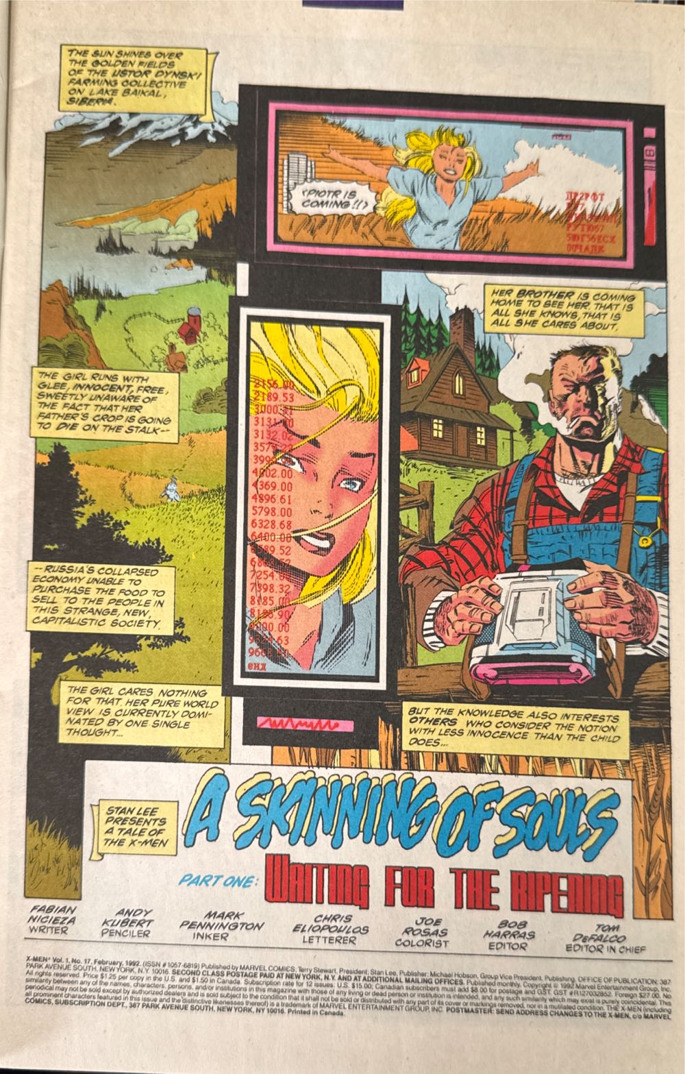 X-Men (Vol. 2) - Marvel Comics (17 - Feb 1993) comic book collectible - Main Image 3