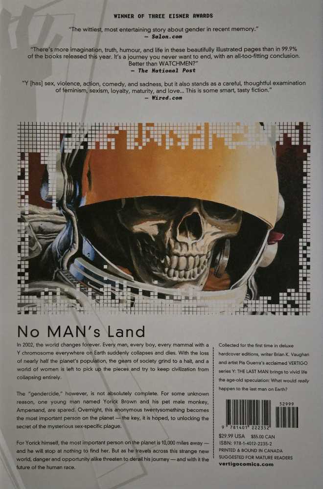 Y The Last Man Deluxe Edition Book 2 - Vertigo (2 - May 2009) comic book collectible [Barcode 9781401222352] - Main Image 2