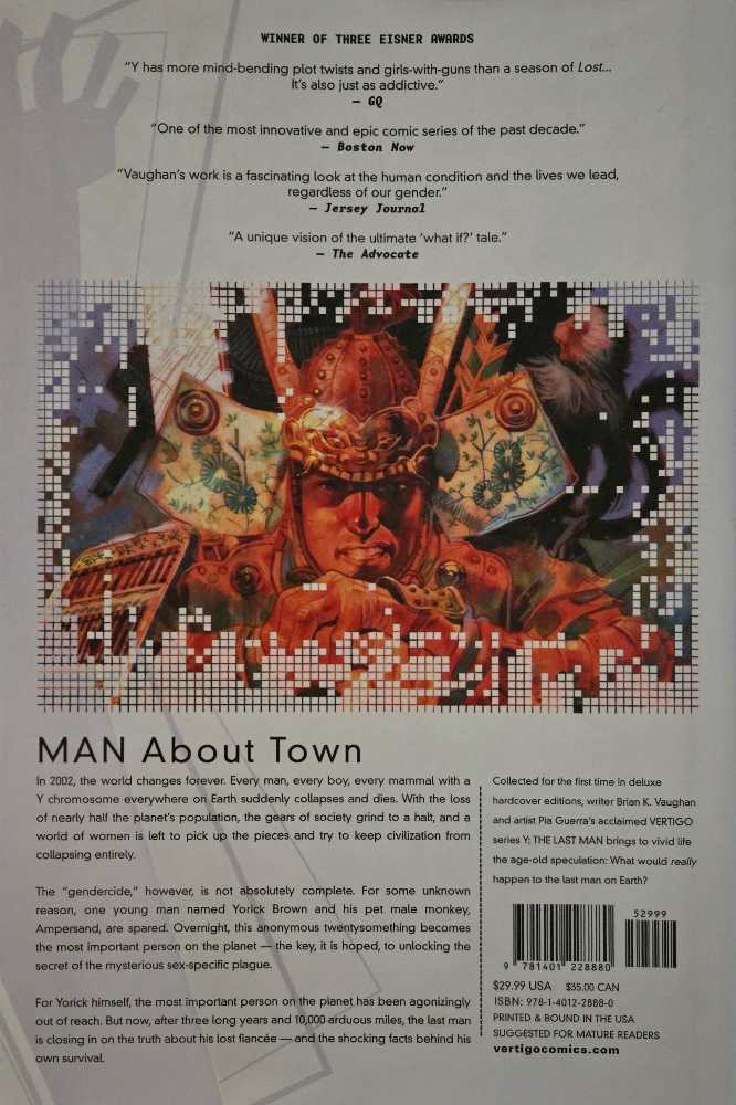 Y The Last Man Deluxe Edition Book 4 - Vertigo (4 - Oct 2010) comic book collectible [Barcode 9781401228880] - Main Image 2