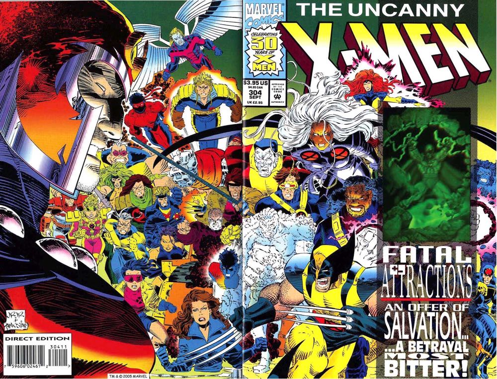 The Uncanny X-Men - Marvel (304 - Oct 1995) comic book collectible [Barcode 759606024612] - Main Image 2