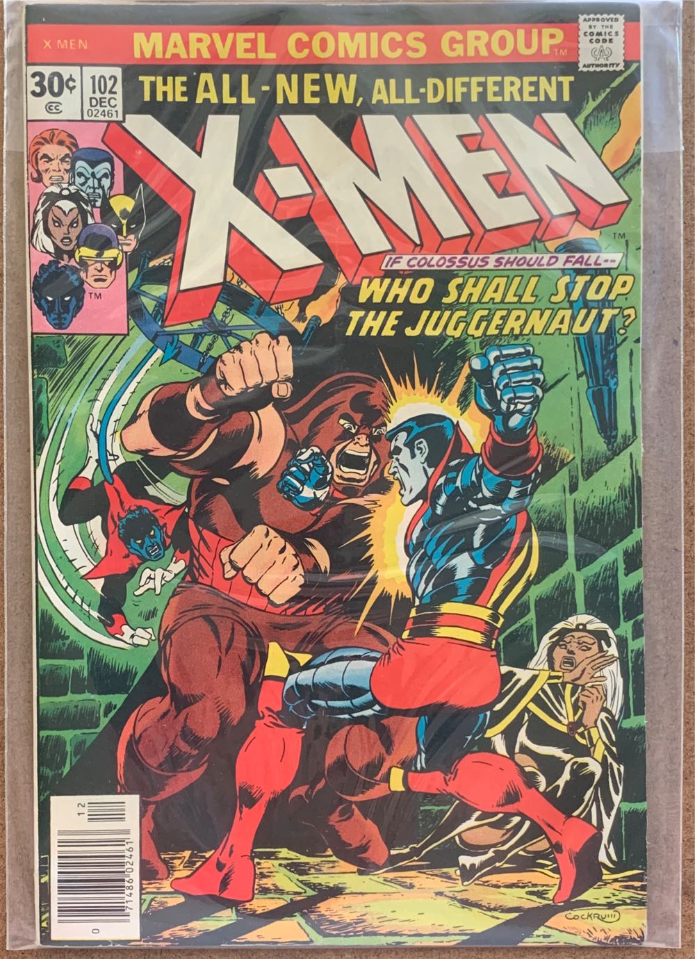 Uncanny X-Men 102 - Marvel (102 - Dec 1976) comic book collectible [Barcode 071486024613] - Main Image 3