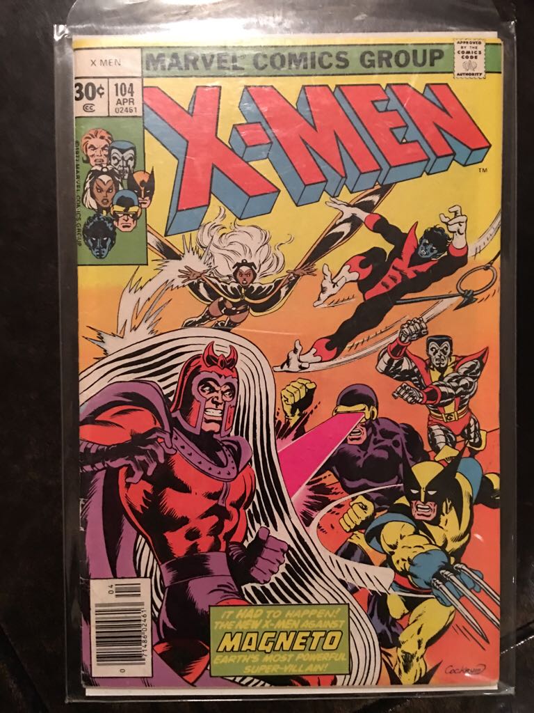 X-Men Vol. 1 - Marvel Comics (104 - Apr 1977) comic book collectible [Barcode 071486024613] - Main Image 2