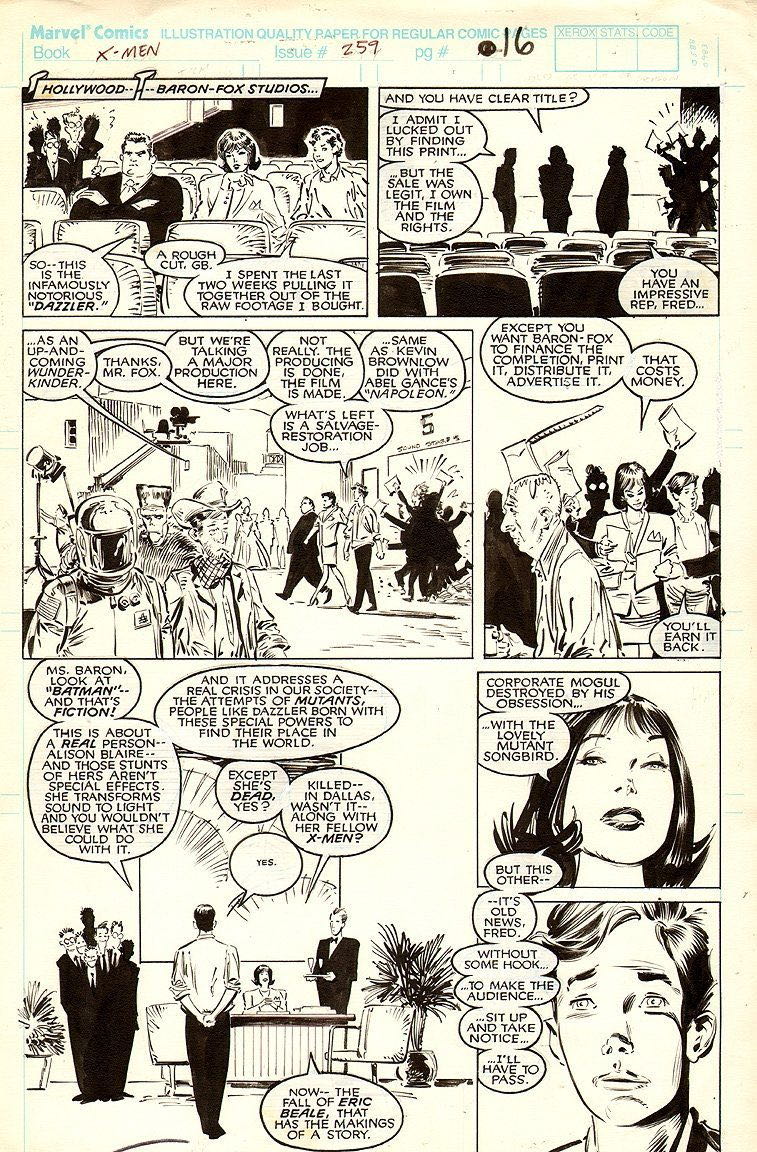 Uncanny X-Men - Marvel (259 - Mar 1990) comic book collectible [Barcode 071486024613] - Main Image 3