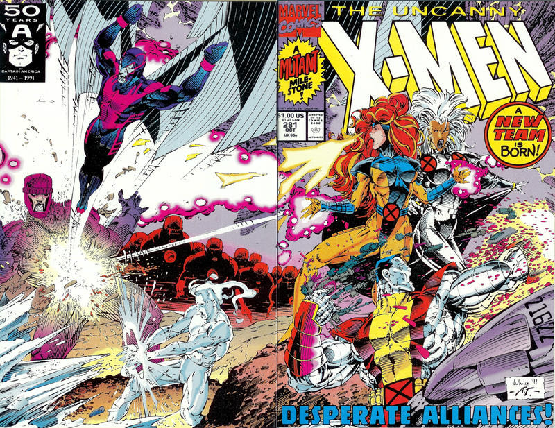 The Uncanny X-Men - Marvel Comics (281 - Oct 1991) comic book collectible [Barcode 071486024613] - Main Image 2