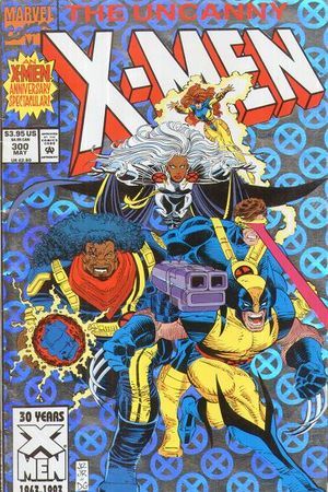 Uncanny X-Men - Marvel Comics (300 - Aug 1993) comic book collectible [Barcode 071486024613] - Main Image 2