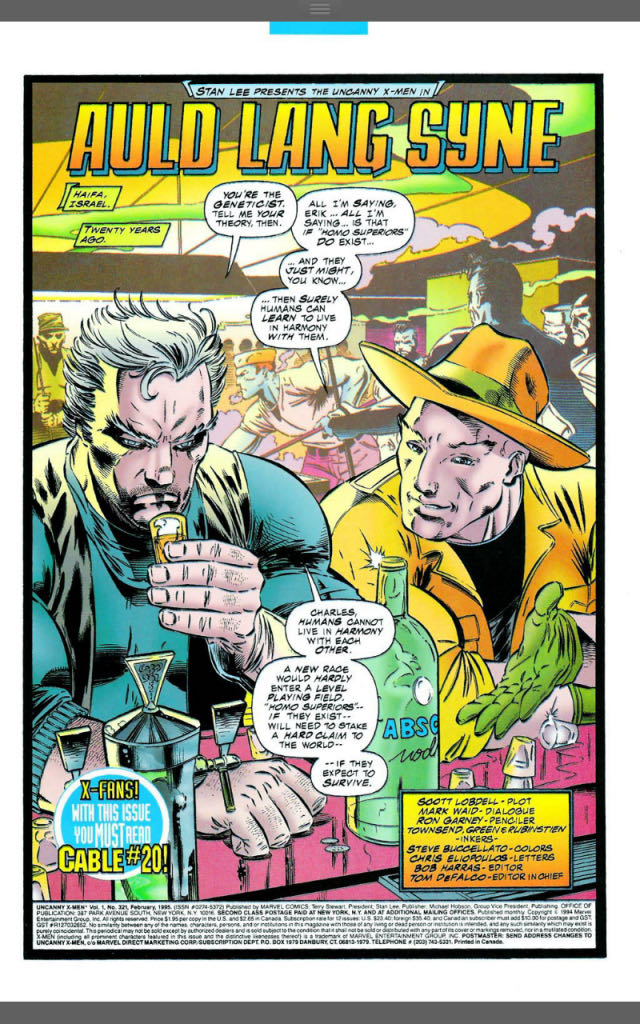 Uncanny X-Men - Marvel Comics (321 - 02/1995) comic book collectible [Barcode 759606024612] - Main Image 2