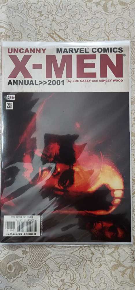 X-Men (Uncanny) - Marvel (25 - Jan 2002) comic book collectible [Barcode 759606051250] - Main Image 2