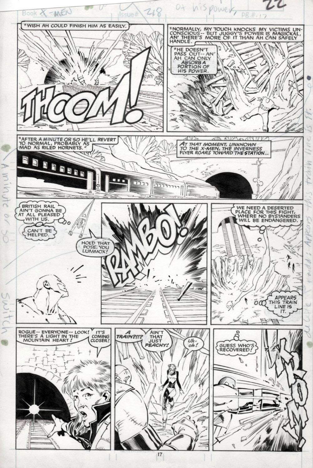 Uncanny X-Men - Marvel (218 - Jun 1987) comic book collectible [Barcode 071486024613] - Main Image 4