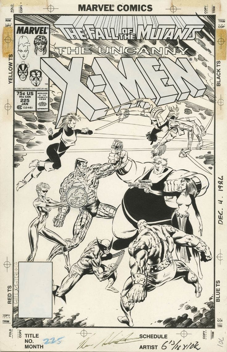 Uncanny X-Men - Marvel (225 - Jan 1988) comic book collectible [Barcode 071486024613] - Main Image 3