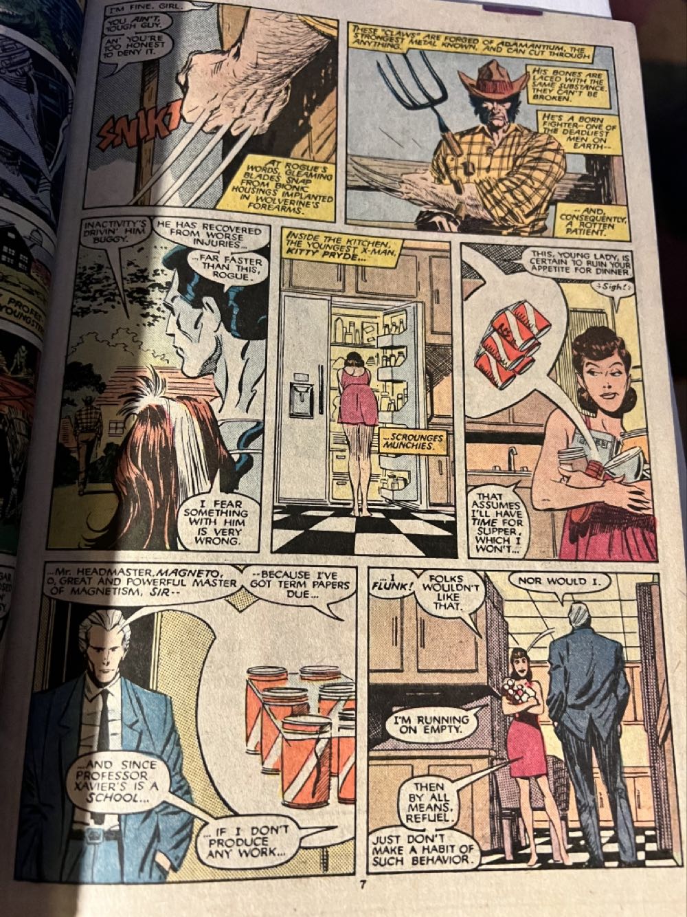 Uncanny X-Men - Marvel (211 - Nov 1986) comic book collectible [Barcode 071486024613] - Main Image 3