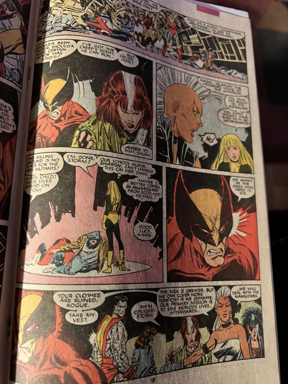 Uncanny X-Men - Marvel (211 - Nov 1986) comic book collectible [Barcode 071486024613] - Main Image 4