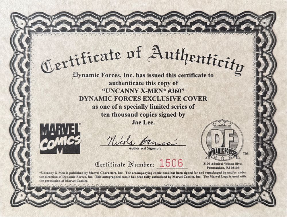 Uncanny X-Men #360 (DF) - Marvel (360 - Oct 1998) comic book collectible [Barcode 759606024612] - Main Image 3