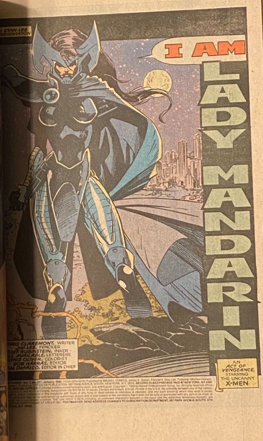 Uncanny X-Men - Marvel (257 - Jan 1990) comic book collectible [Barcode 071486024613] - Main Image 3